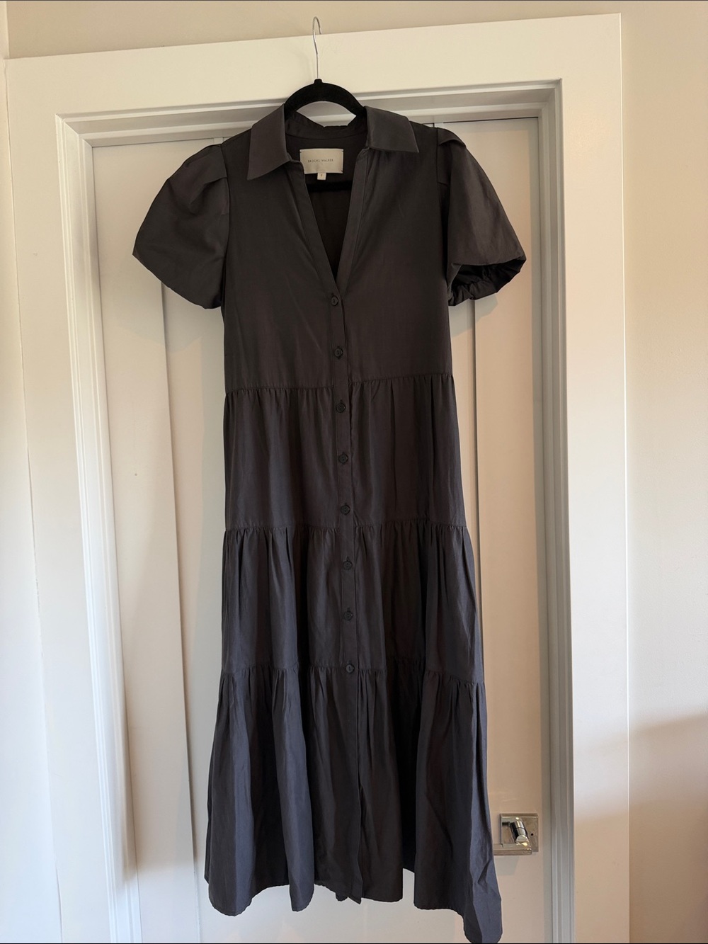 Brochu Walker Women's Black Button-Front Dress